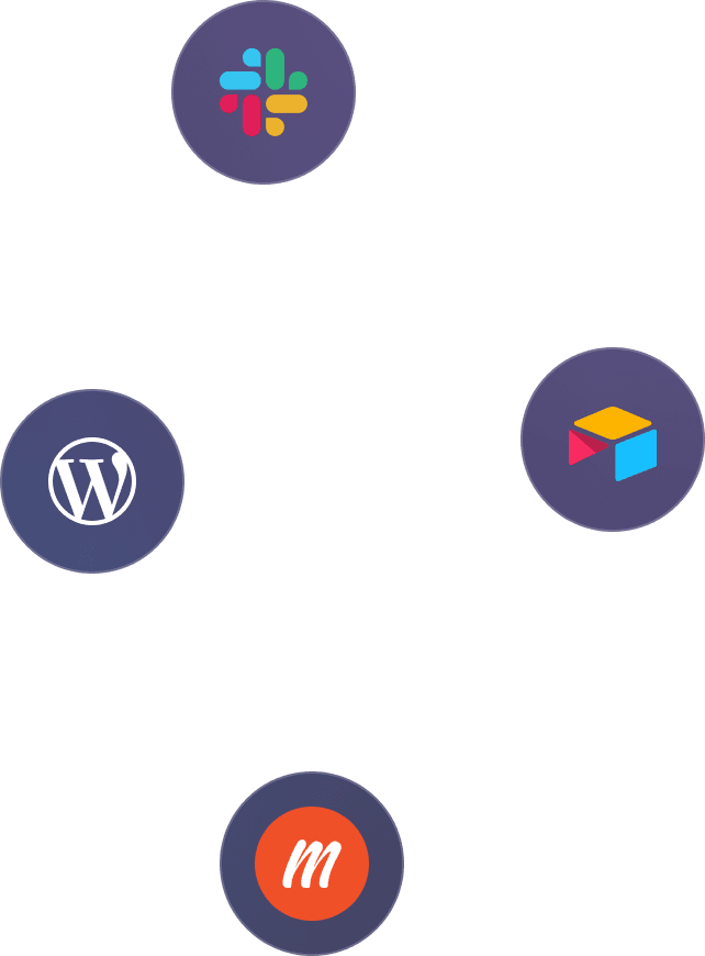 Integrations logos background image right